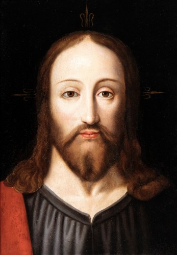 The Face of Christ "Salvator Mundi" - Flemish Master, 1500-1520